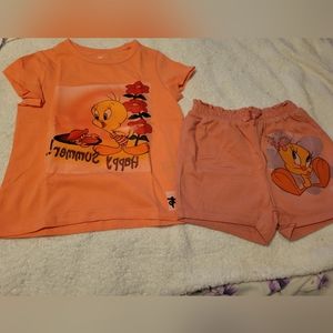 Orange tweety bird custom set